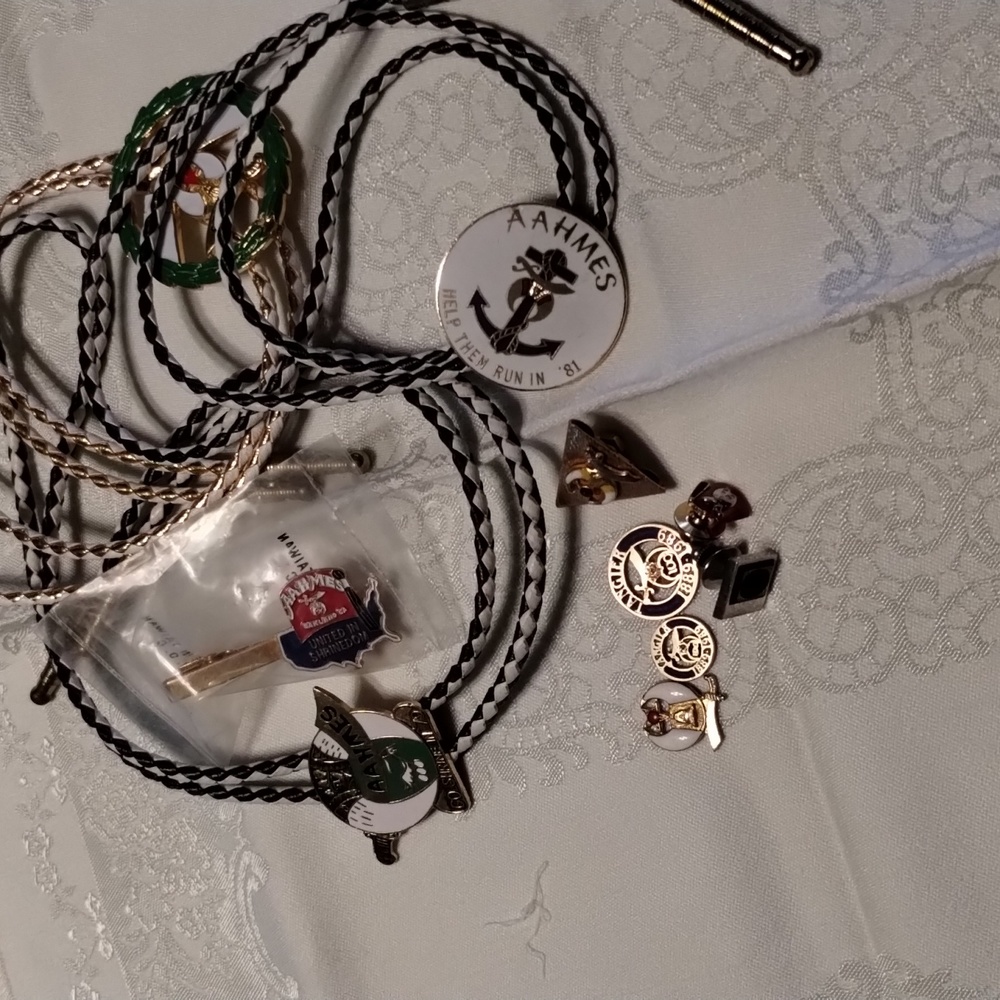 Vintage Shriners bolo ties